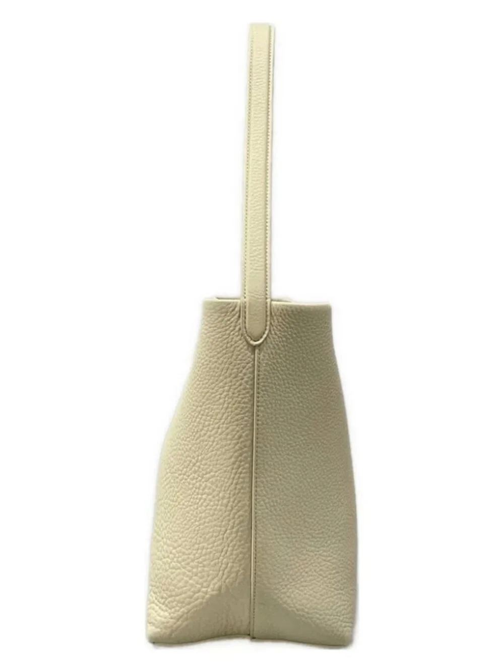 THE ROW Medium N/S Park Tote W1313 L129 Cream Grain Calfskin Leather Tote Bag